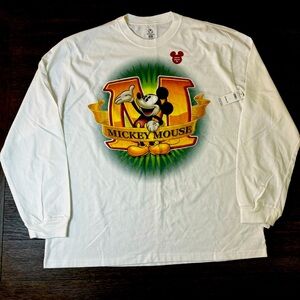 Disney Mickey Mouse Vintage style graphic long sleeve shirt sweater XL
